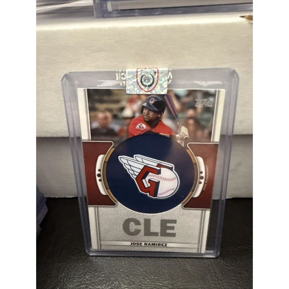 2023 Topps Jose Ramirez Team Logo Commemorative Patch #JRA Guardians